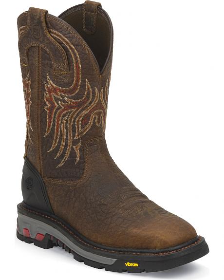 justin commander x5 boots waterproof