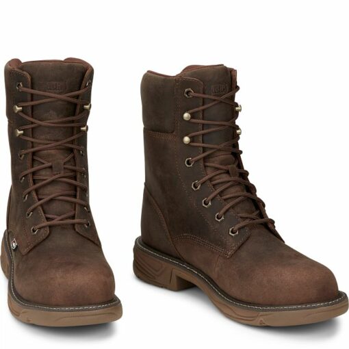 Justin Rush 8” Lace Up Nano Comp Toe - Image 3