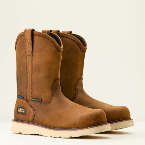 Ariat Rebar Wedge PullOn Waterproof Comp Toe - Image 3