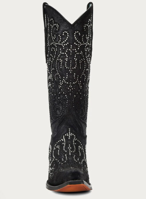 Corral Black Overlay with Studs Western Boot - Image 3