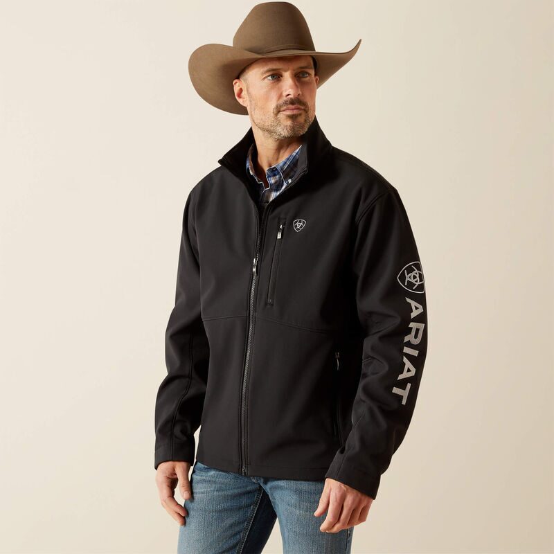 Ariat Logo Softshell Jacket Black