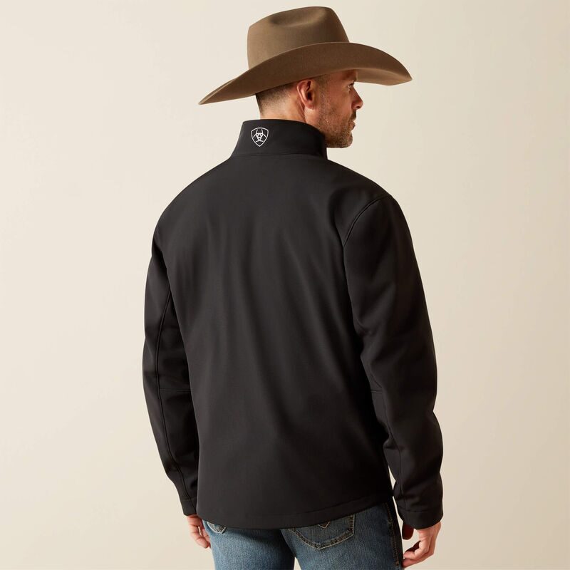 Ariat Logo Softshell Jacket Black - Image 2
