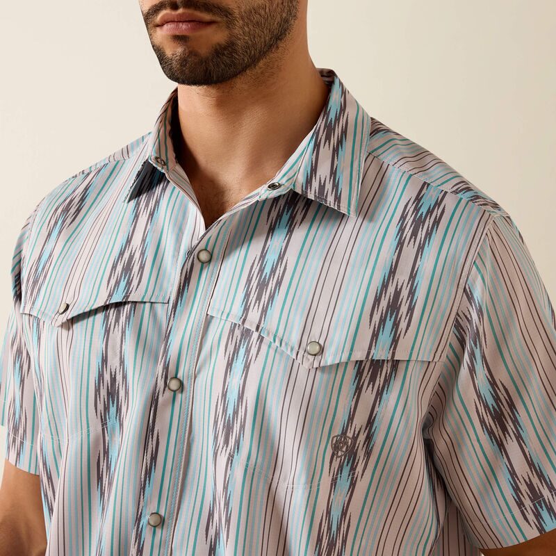 Ariat Printed VentTEK Western Yoke Classic Fit Snap Shirt - Image 3