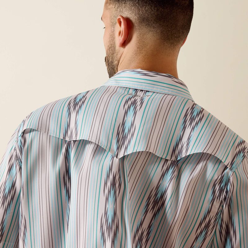 Ariat Printed VentTEK Western Yoke Classic Fit Snap Shirt - Image 4