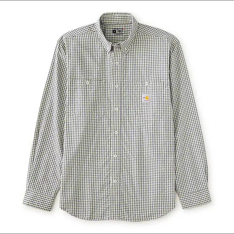 Carhartt FR Force Sun Defender LS Plaid Shirt