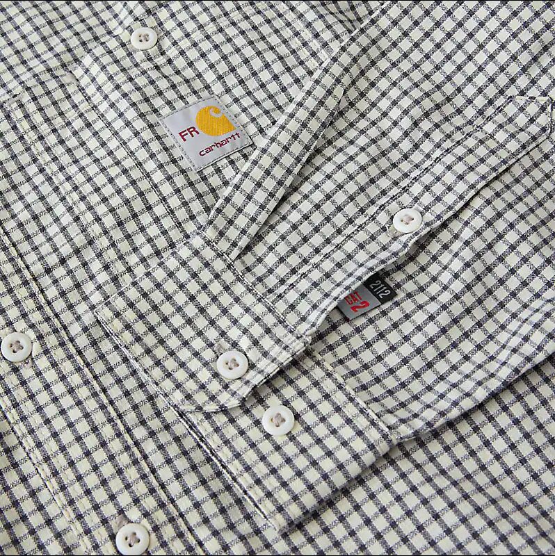 Carhartt FR Force Sun Defender LS Plaid Shirt - Image 3