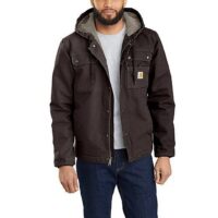 Carhartt Sherpa-Lined Utility Jacket Dark Brown