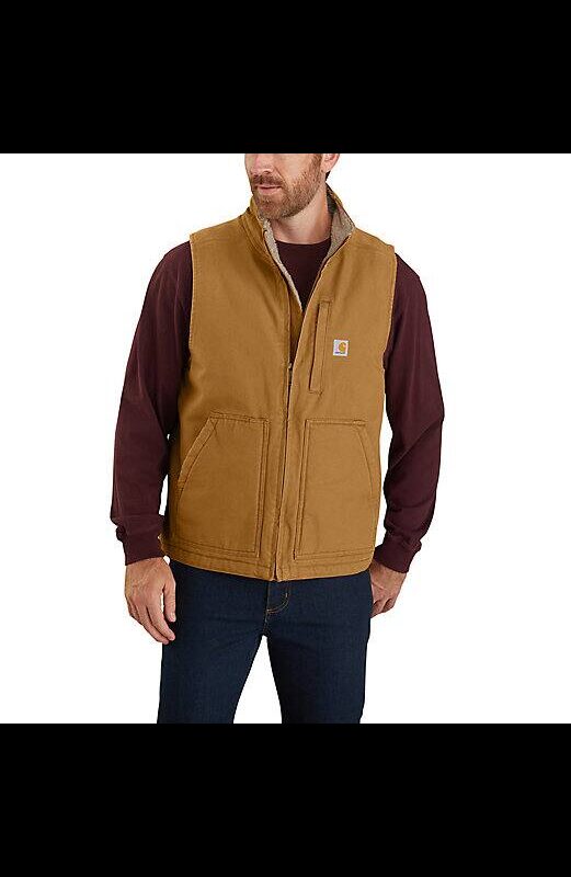 Carhartt Sherpa Lined Vest Carhartt Brown