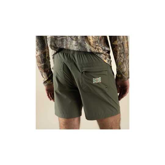 Sendero Baiada Hybrid Shorts- San Juan Green - Image 3