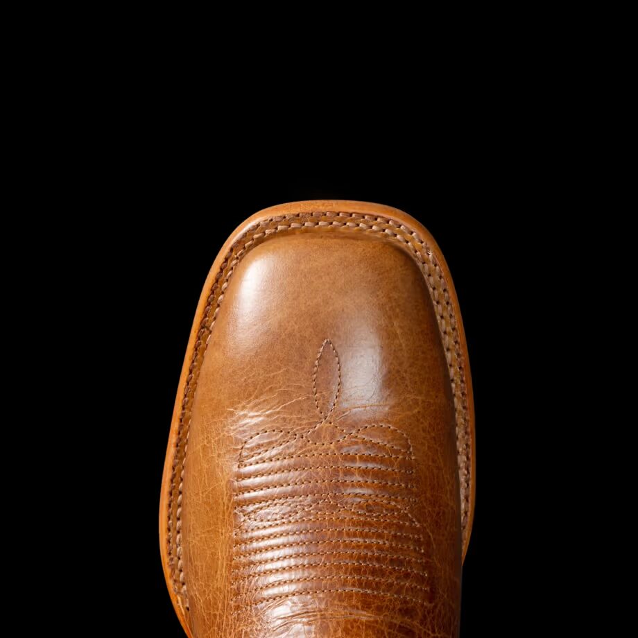 Tecovas The Doc Tan Bison Square Toe - Image 3