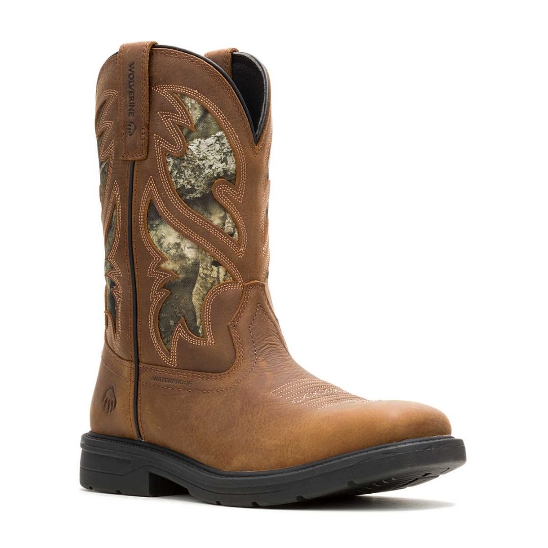 Wolverine Rancher Waterproof Camo Safety Toe